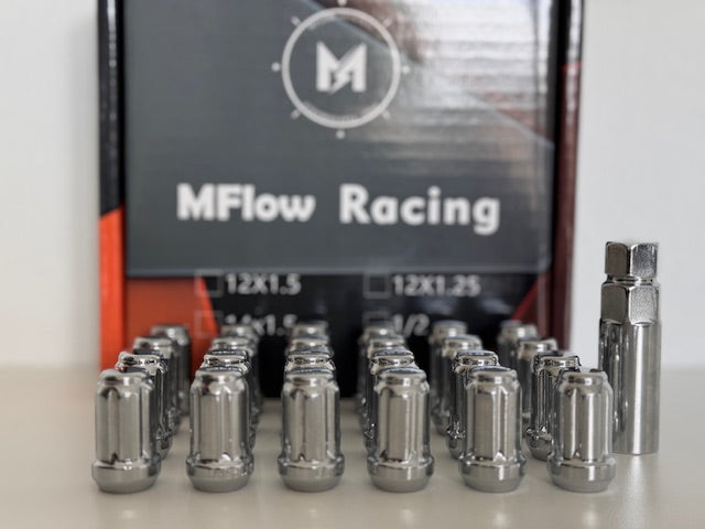 MFLOW 6 SPLINE 12X1.5 L35mm HEX 3/4 24+KEY Conical --Chrome