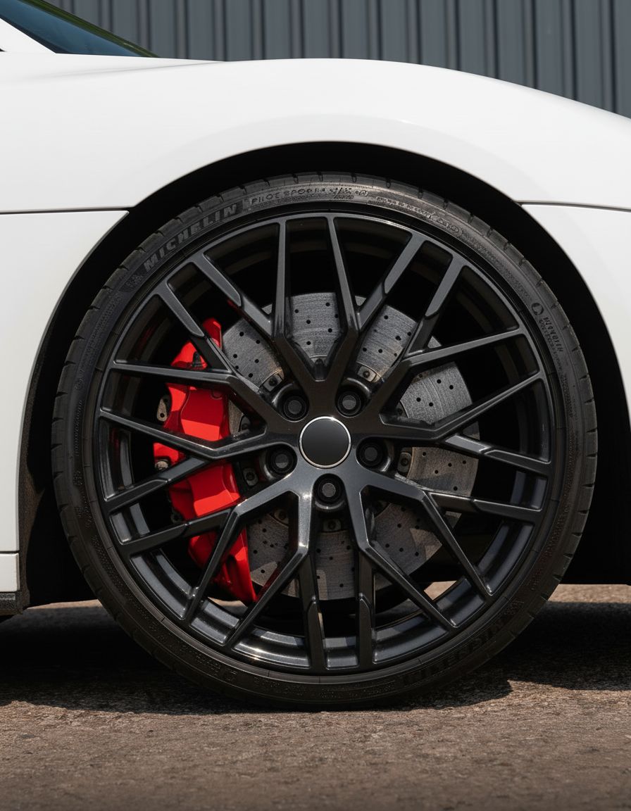 AU1 19X8.5 5X112 +35 66.6 Full Gloss Black