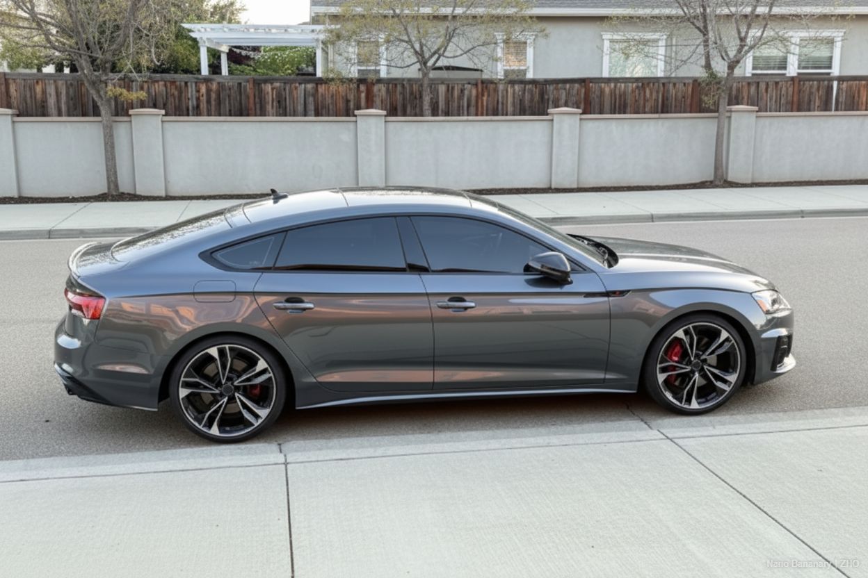 AU12 19x8.5 5x112 +32 66.6 Black Machined Face