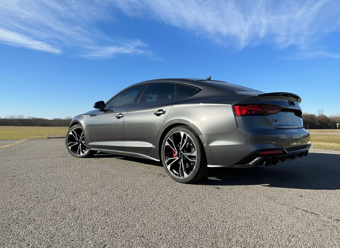 AU12 20x9 5x112 +32 66.6 Black Machined Face