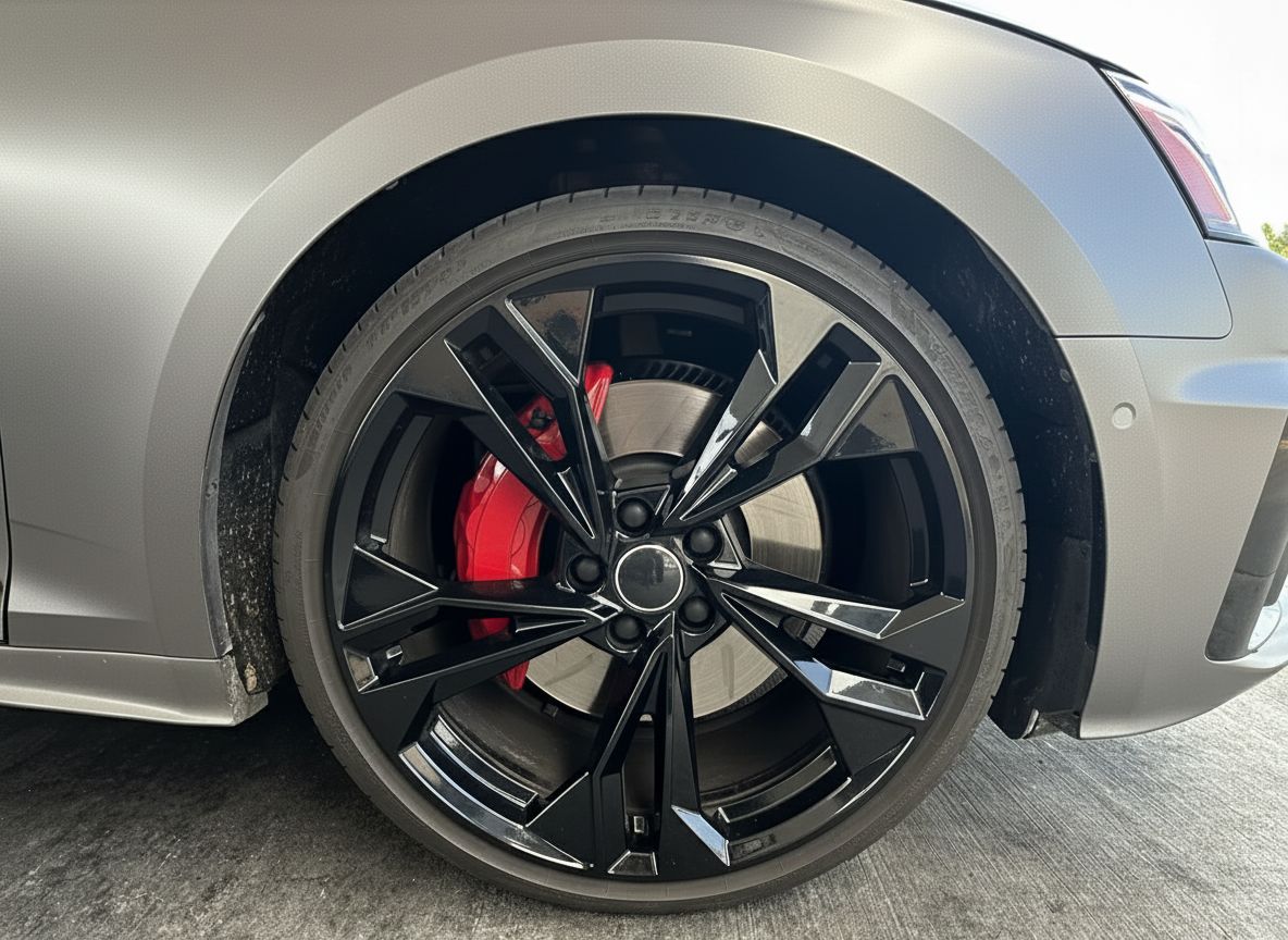 AU12 19x8.5 5x112 +40 66.6 Gloss Black