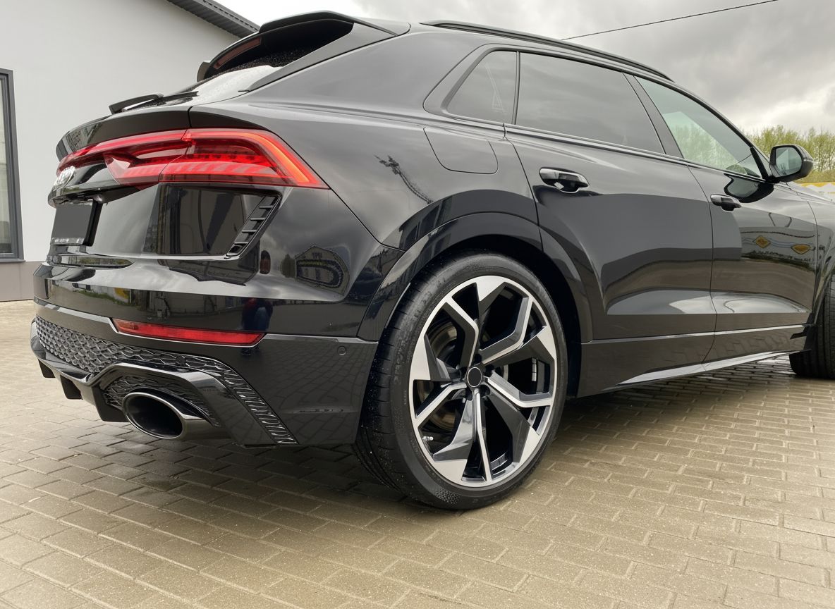 AU13 20x9 5x112 +35 CB66.6 Black Machined Face