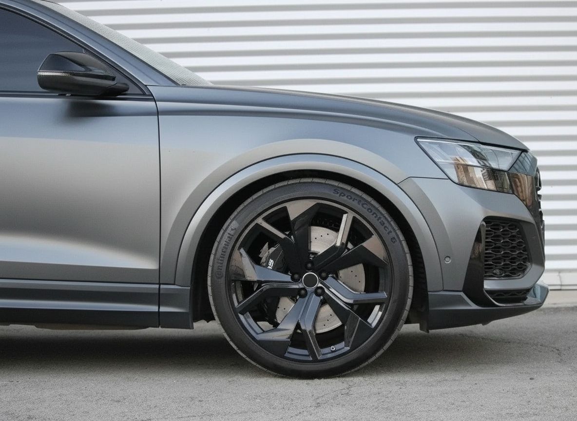 AU13 22x10 5x112 +26 66.6 Gloss Black
