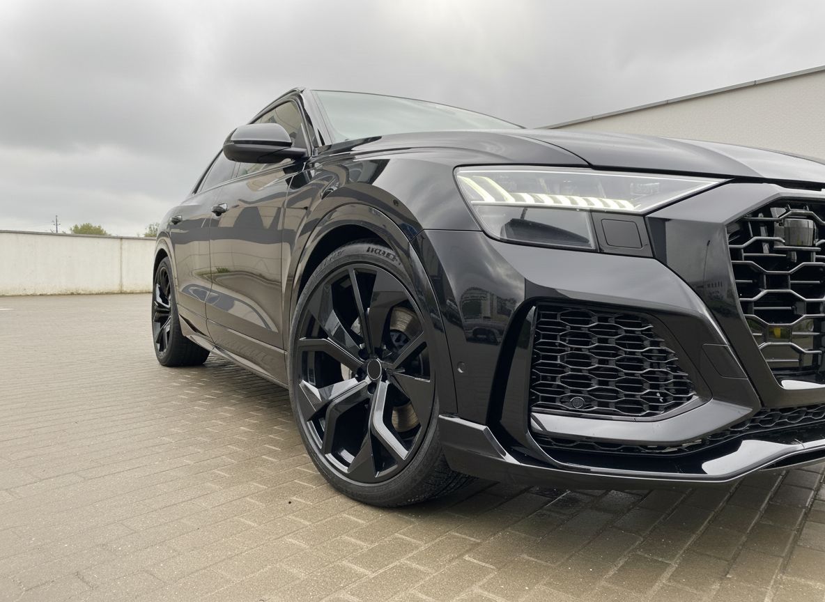 AU13 22x10 5x112 +26 66.6 Gloss Black