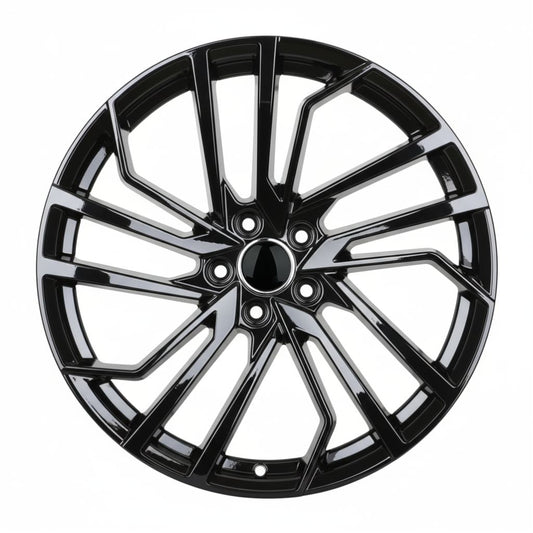 AU15 18x8 5x112 +35 66.6 Gloss Black