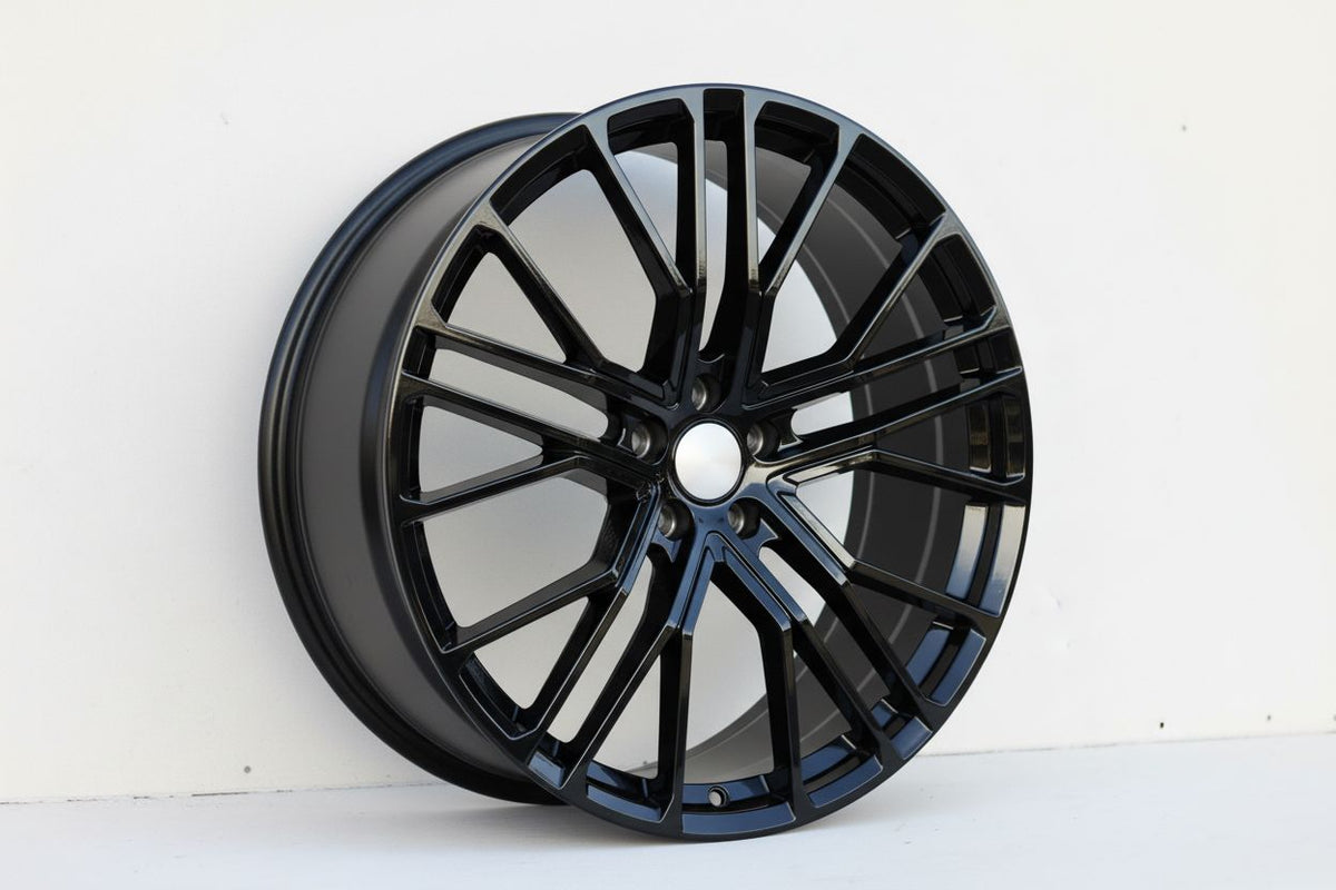 AU17 22x9.5 5x112 +26 66.6 Gloss Black
