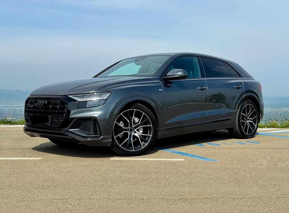 AU5 20X9 5X112 +35 66.6 Gloss Black Machined Face