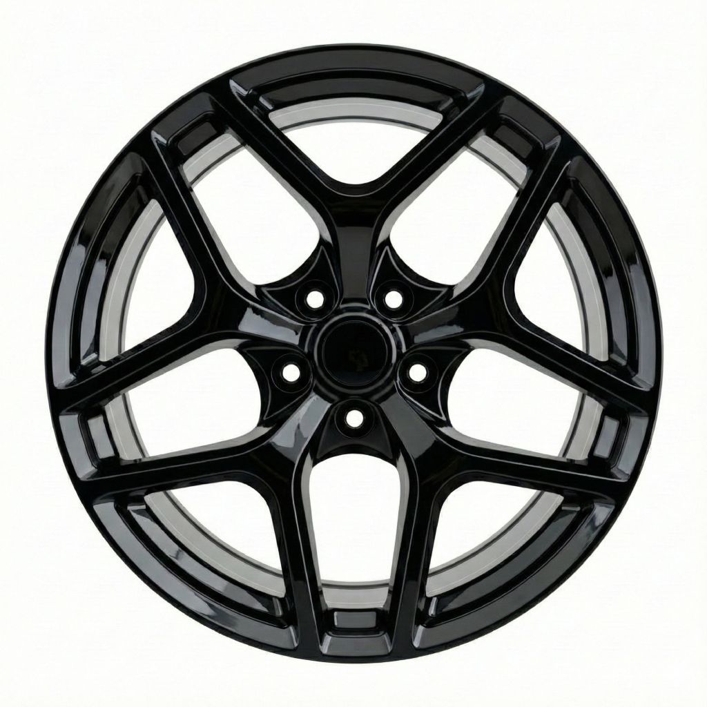 C1 Front: 20x10 Rear: 20x11 5x120 - Gloss Black (Staggered Wheels)