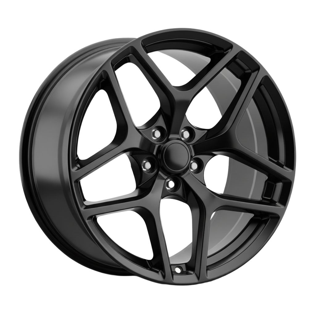 C1 Front: 20x10 Rear: 20x11 5x120 - Gloss Black (Staggered Wheels)