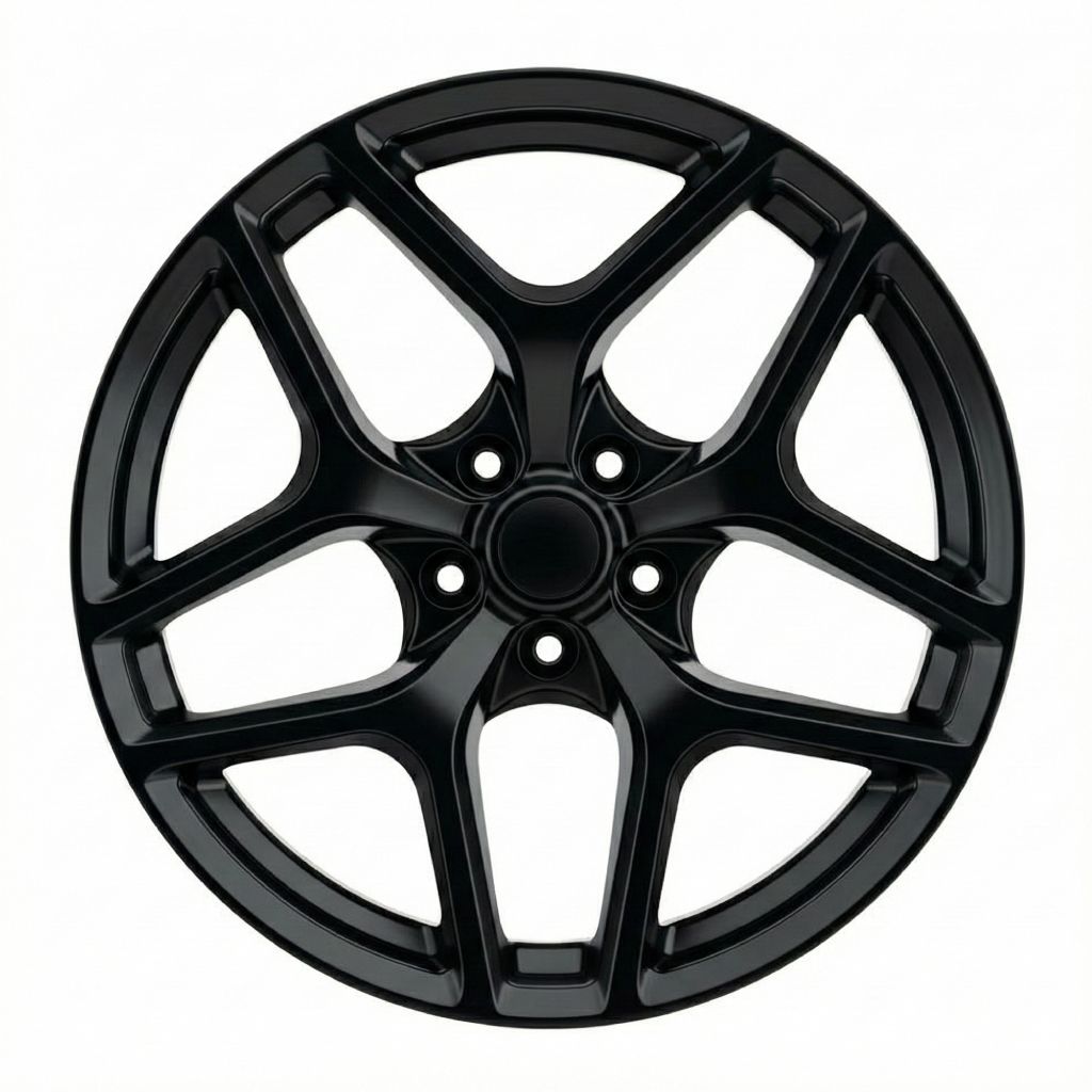 C1 Front: 20x9 Rear: 20x10 5x120 - Matte Black (Staggered Wheels)