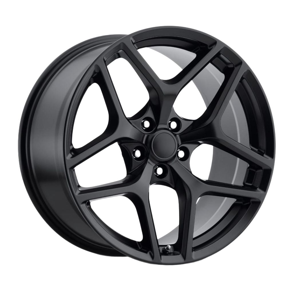 C1 Front: 20x9 Rear: 20x10 5x120 - Matte Black (Staggered Wheels)