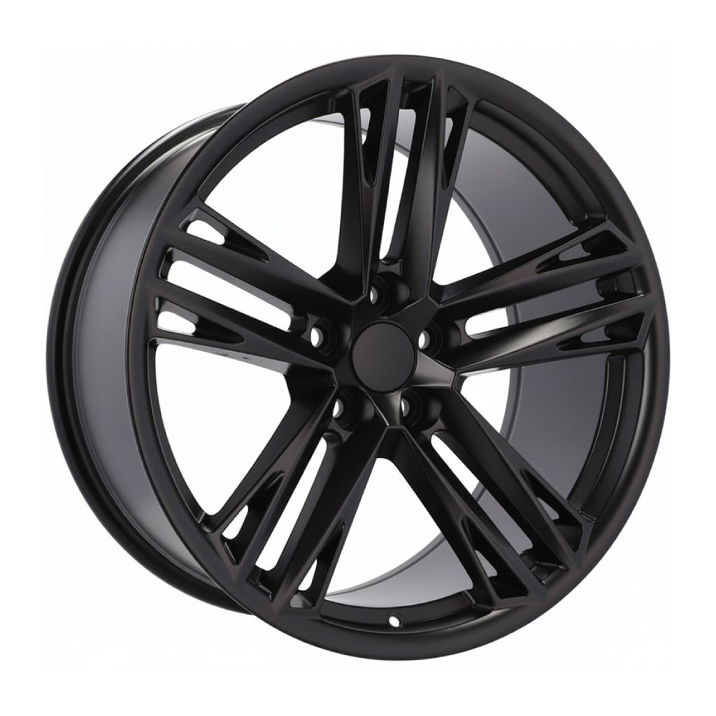 CH2 Front: 20x10 Rear: 20x11 5x120 - Matte Black (Staggered Wheels)