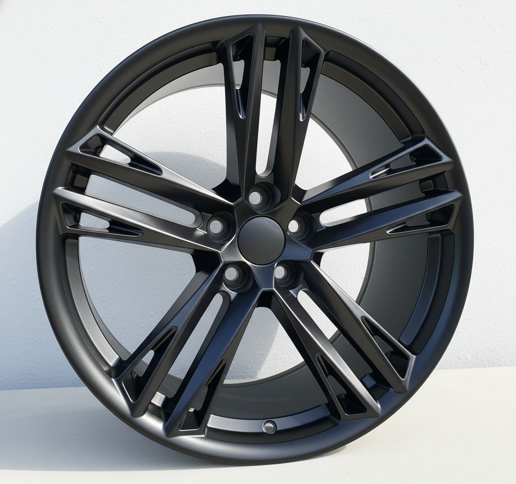CH2 Front: 20x10 Rear: 20x11 5x120 - Matte Black (Staggered Wheels)