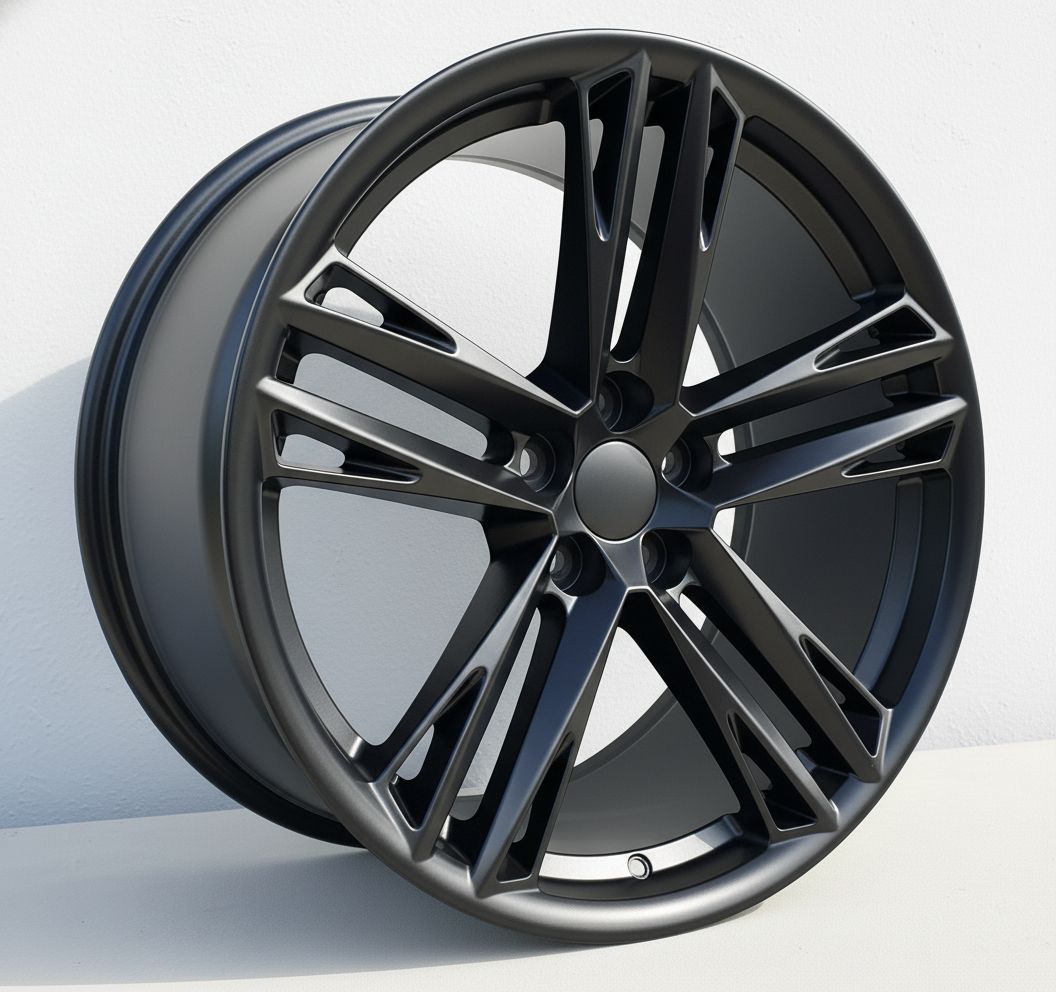 CH2 Front: 20x10 Rear: 20x11 5x120 - Matte Black (Staggered Wheels)