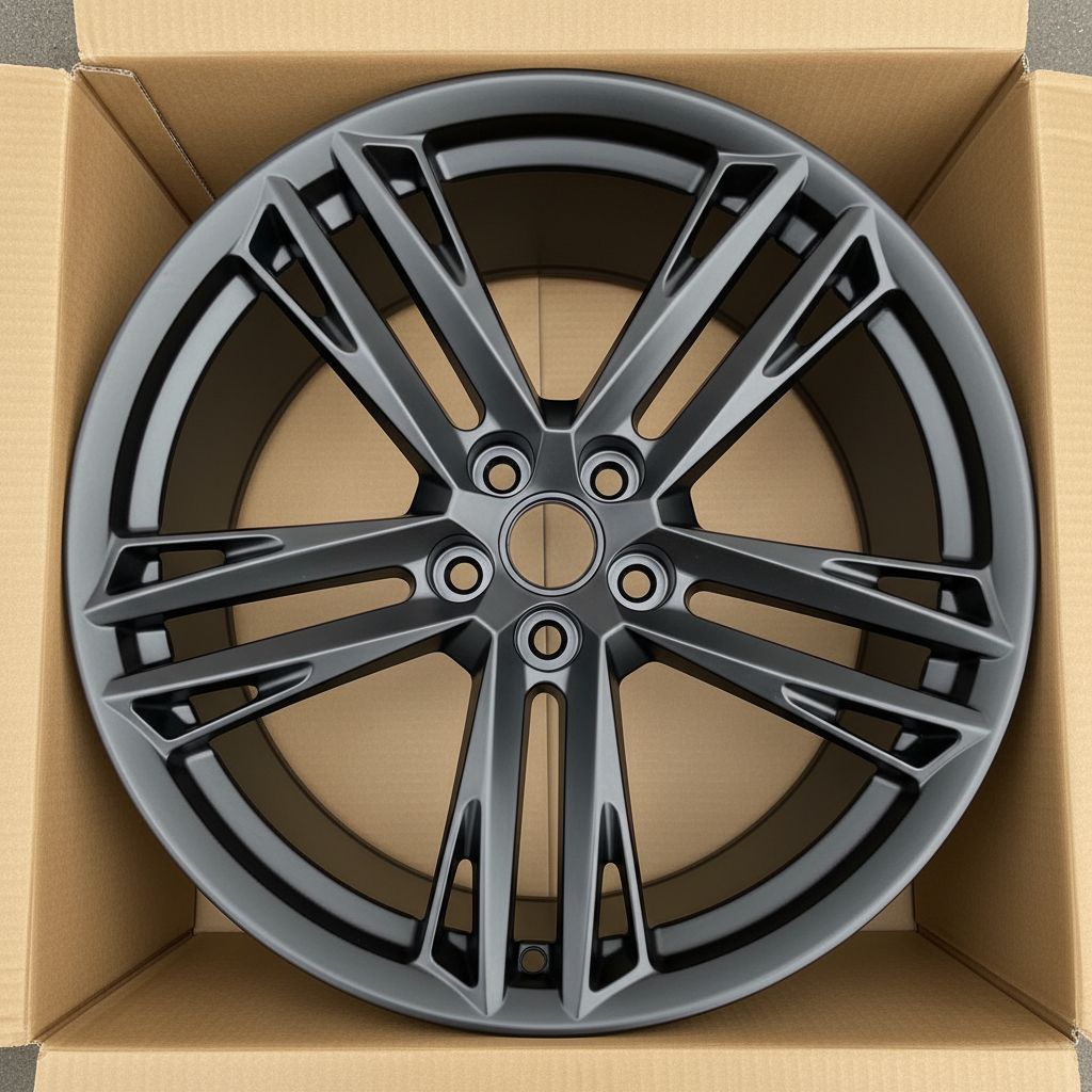 CH2 Front: 20x10 Rear: 20x11 5x120 - Matte Black (Staggered Wheels)