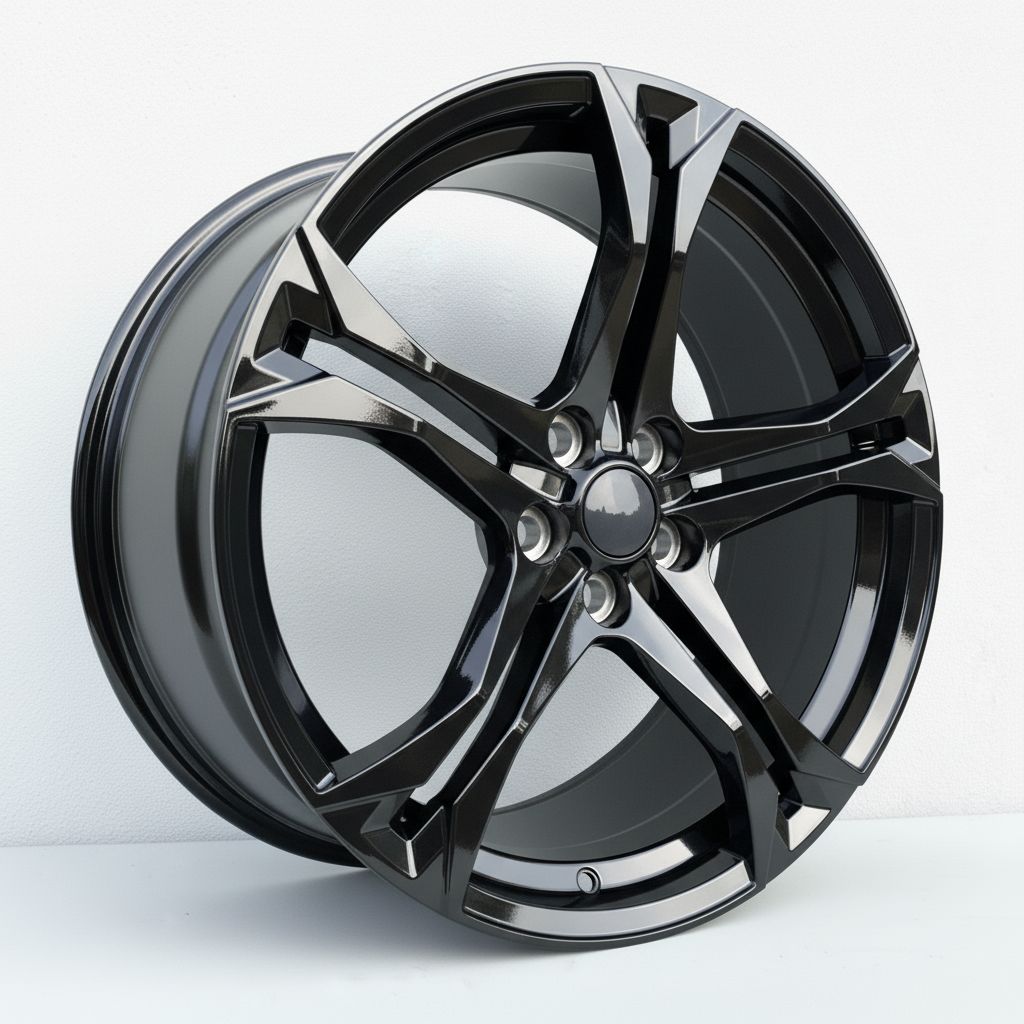 CH5 Front: 20x10 Rear: 20x11 5x120 - Gloss Black (Staggered Wheels)