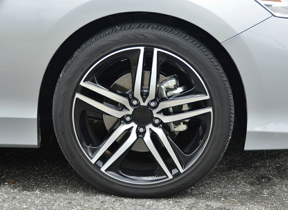 HD2 18x8 5x114.3 +35 64.1 Black Machined Face