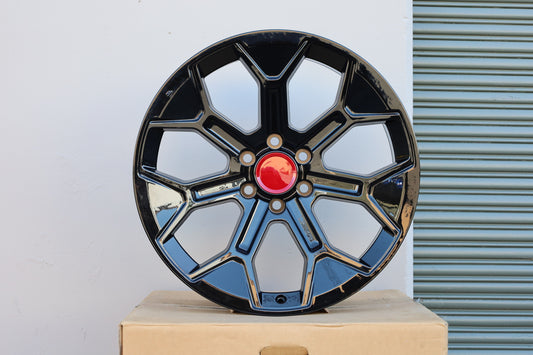 TR8 22x9 6x139.7 +15 106.1 Gloss Black