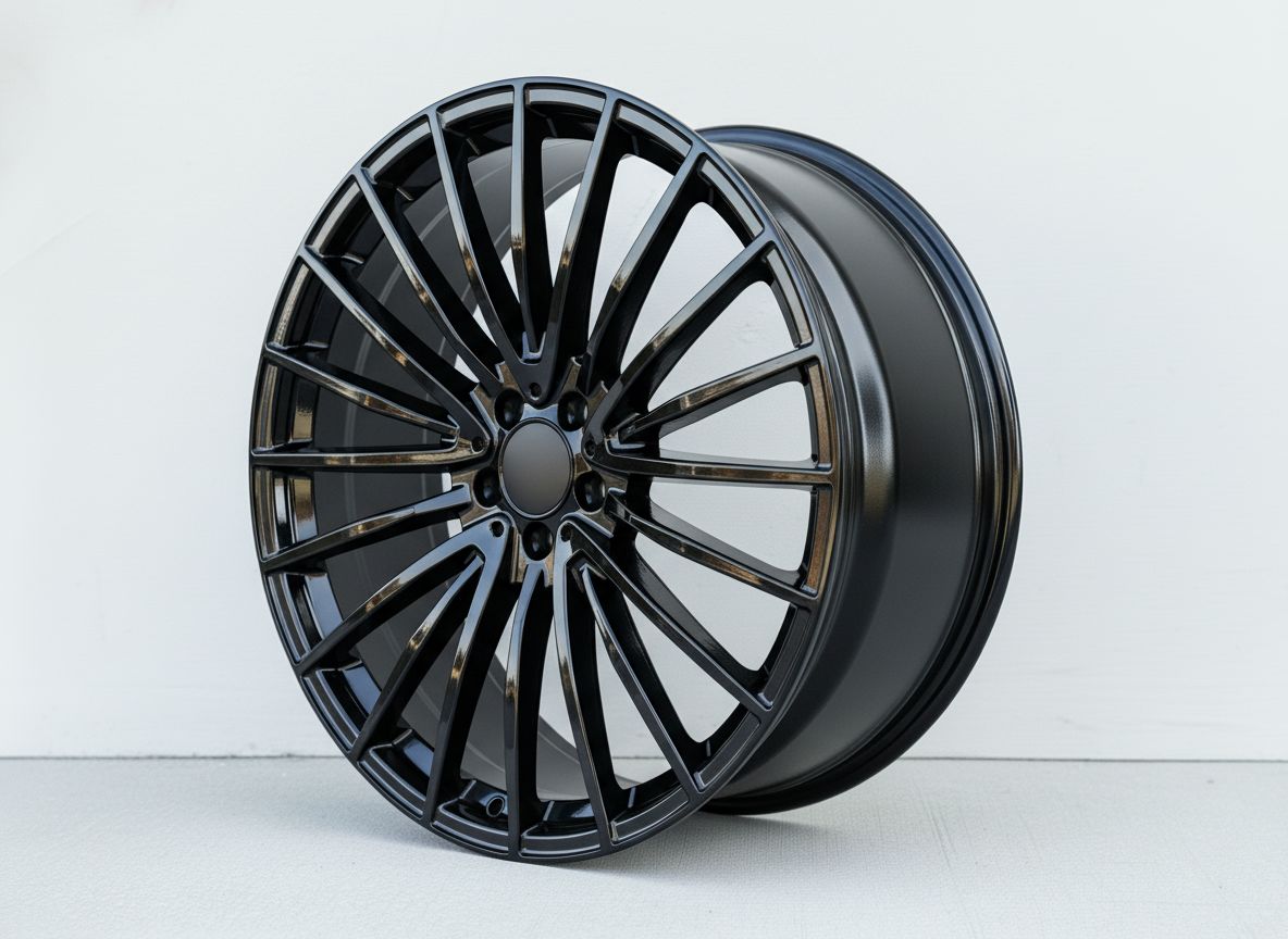 MB15 20x8.5/20x9.5 5x112 +35/+40 Gloss Black (Set of 4)