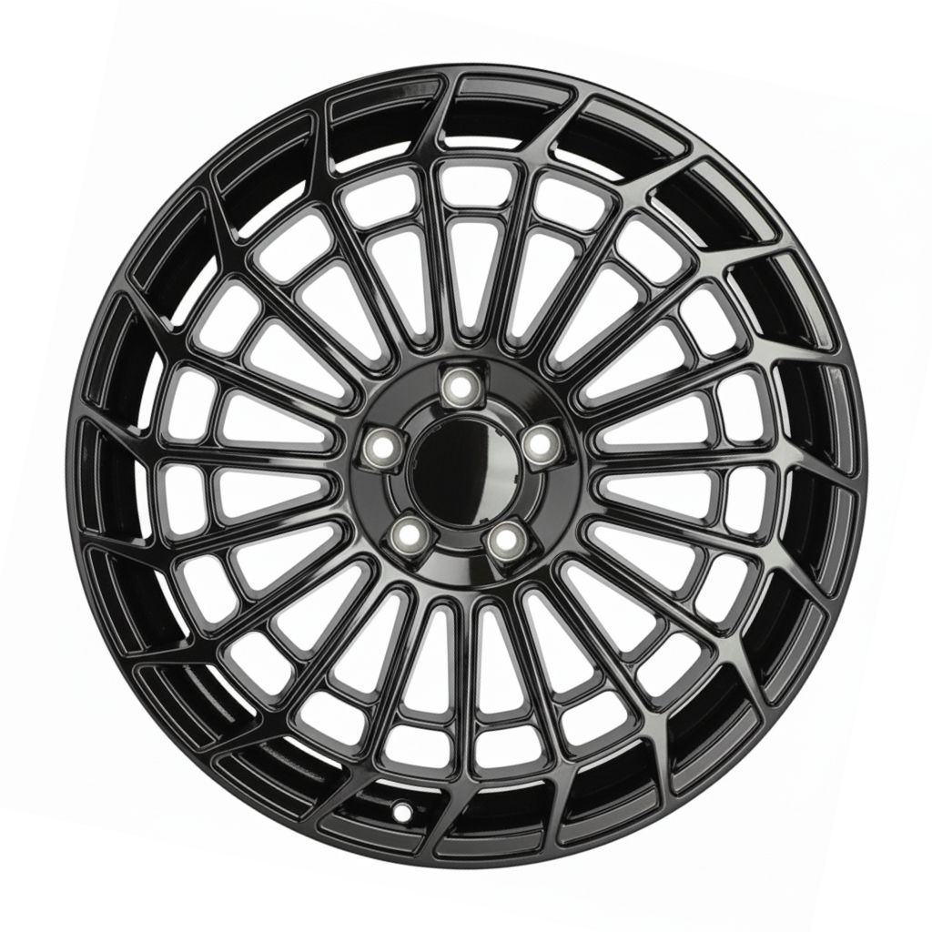 MB22 21x10 5x112 +43 66.6 Gloss Black (Set of 4)