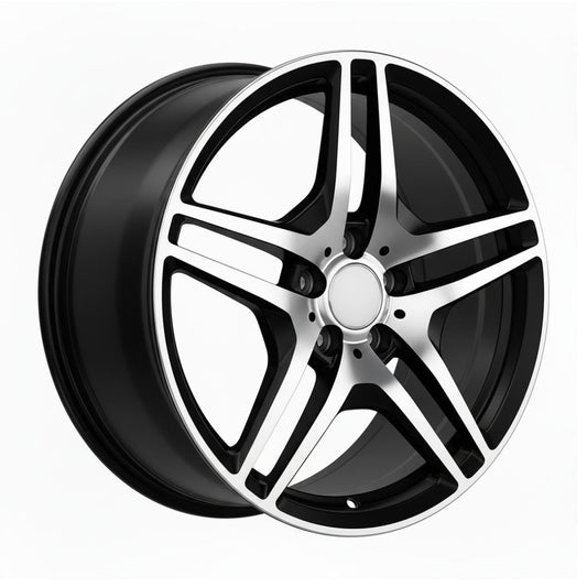 MB3 18x8.5 5x112 +35 66.6 Black Machined Face