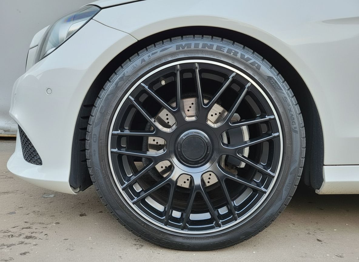 MB8-V2 18x9 5x112 +35 66.6 Matte Black Machined Tip