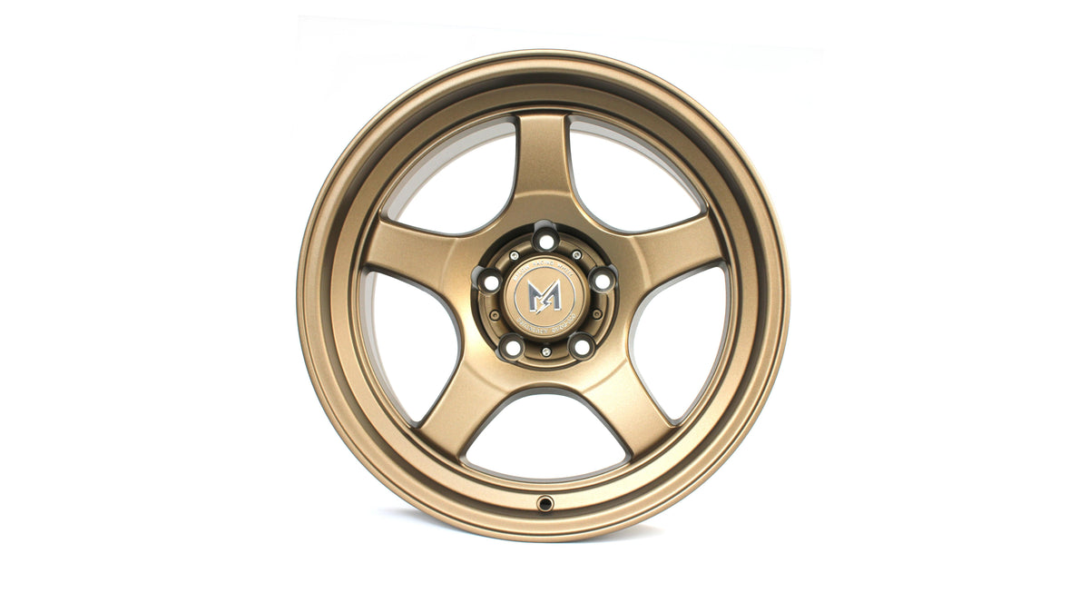 SET OF 4 - MFLOW MF05 17X8.5 6X139.7 +25 95.1 MATTE BRONZE