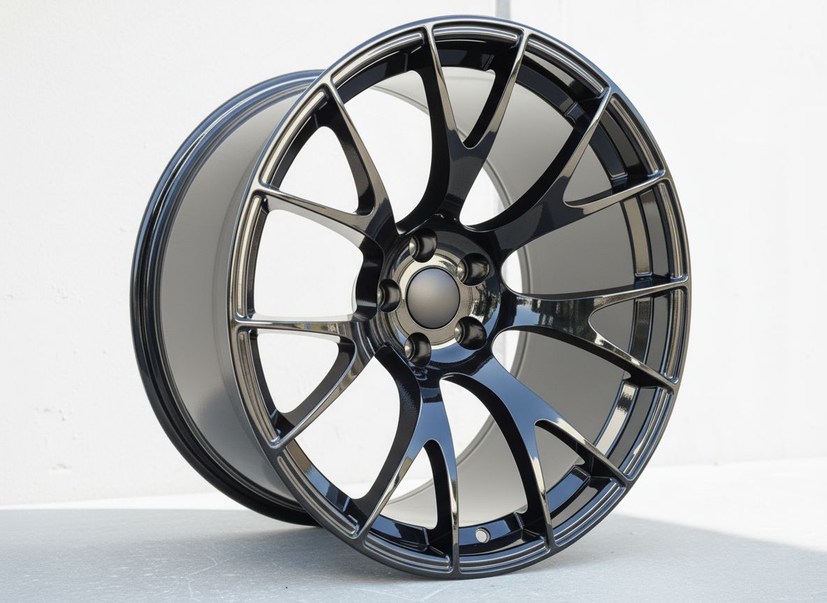 SR5 20x10 5x115 +18 71.5 Gloss Black