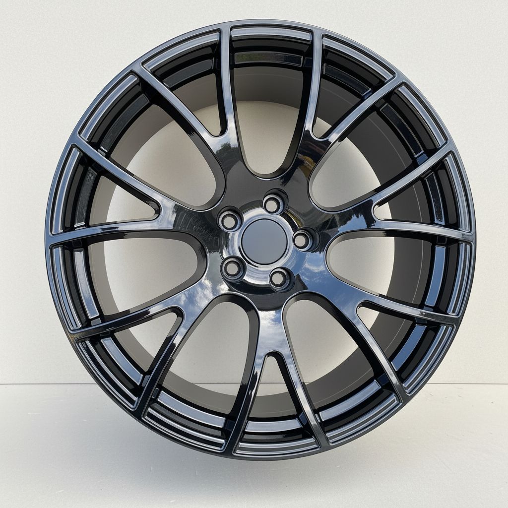 SR5 20x10 5x115 +18 71.5 Gloss Black