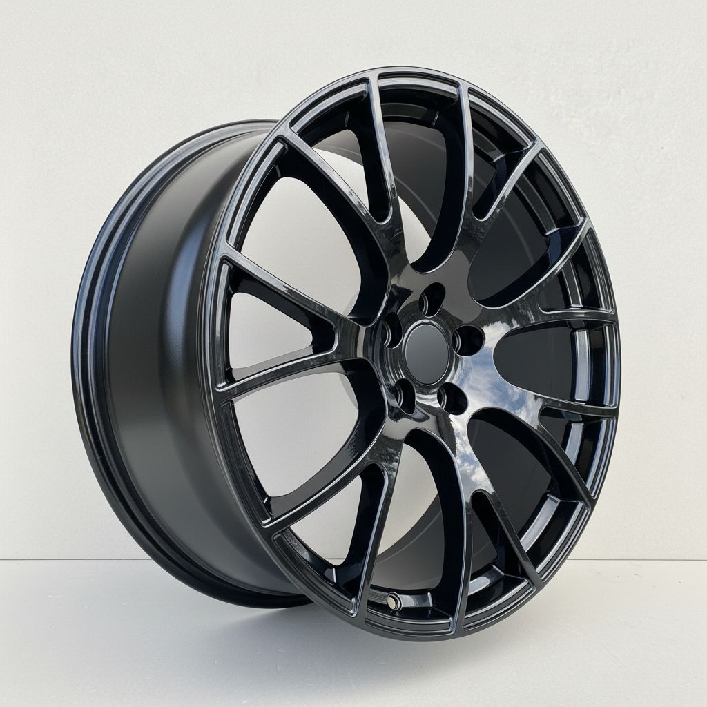 SR5 20x11 5x115 -2.5 71.5 Gloss Black - Widebody