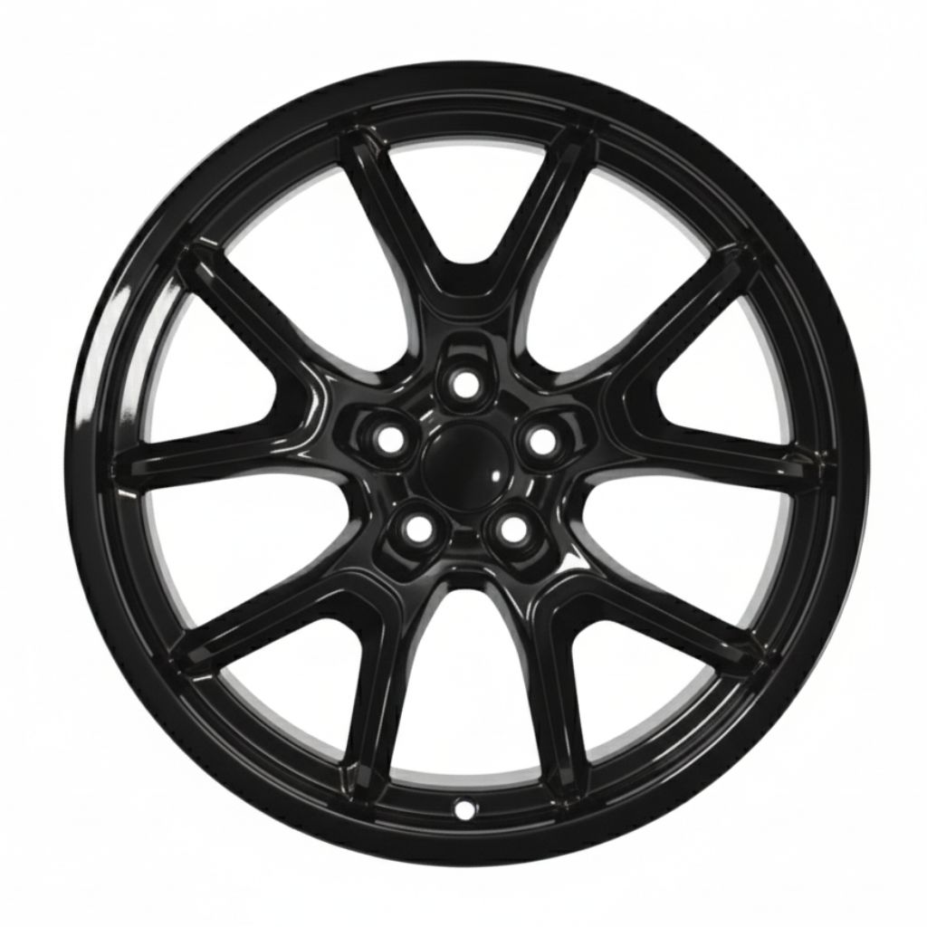 SR6 20x9 5x115 +10 71.5 Gloss Black