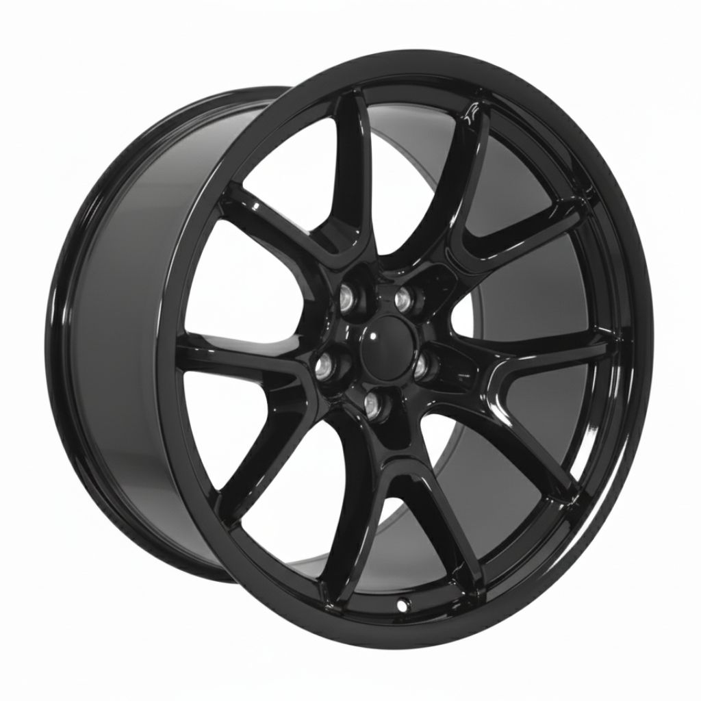 SR6 20x9 5x115 +10 71.5 Gloss Black