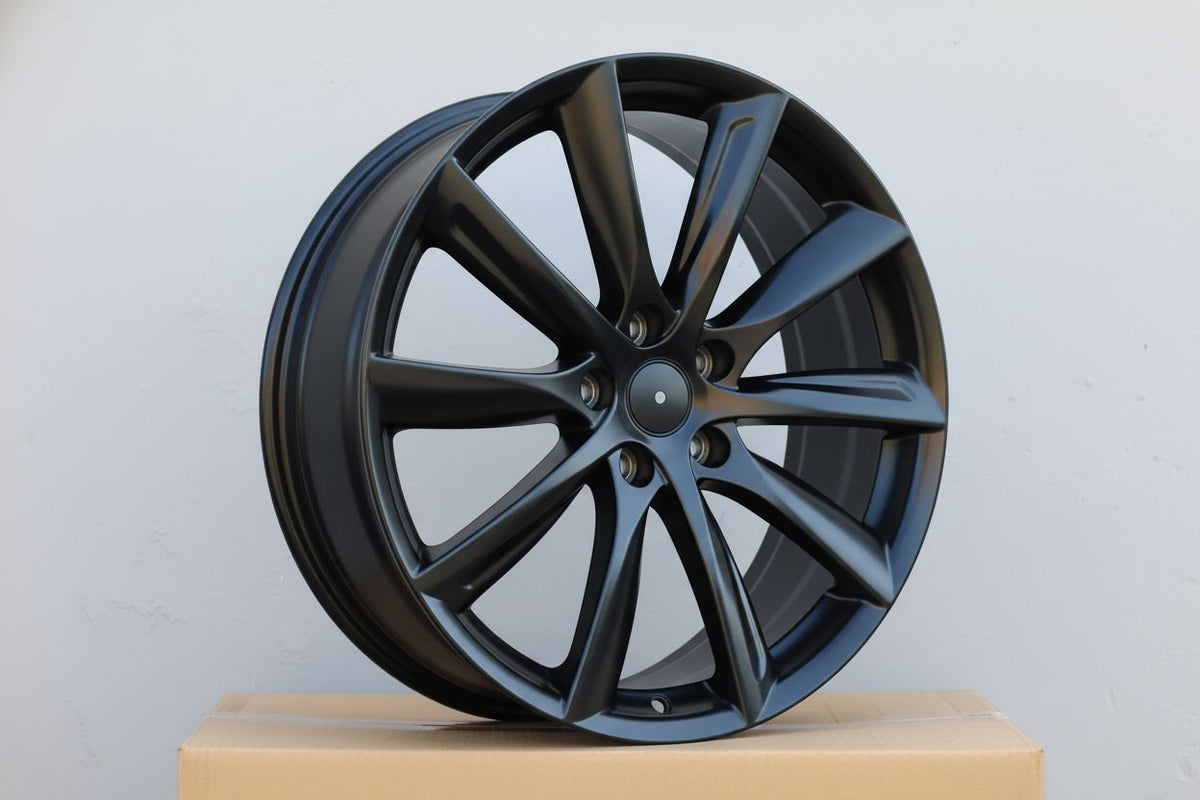 TS1 22x9 5x120 +35 64.1 Matte Black