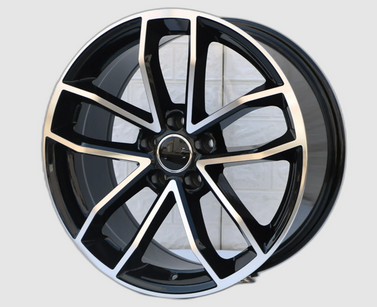 W603 Black Mahined Face 20x9.0 ET35 5x112 CB66.6