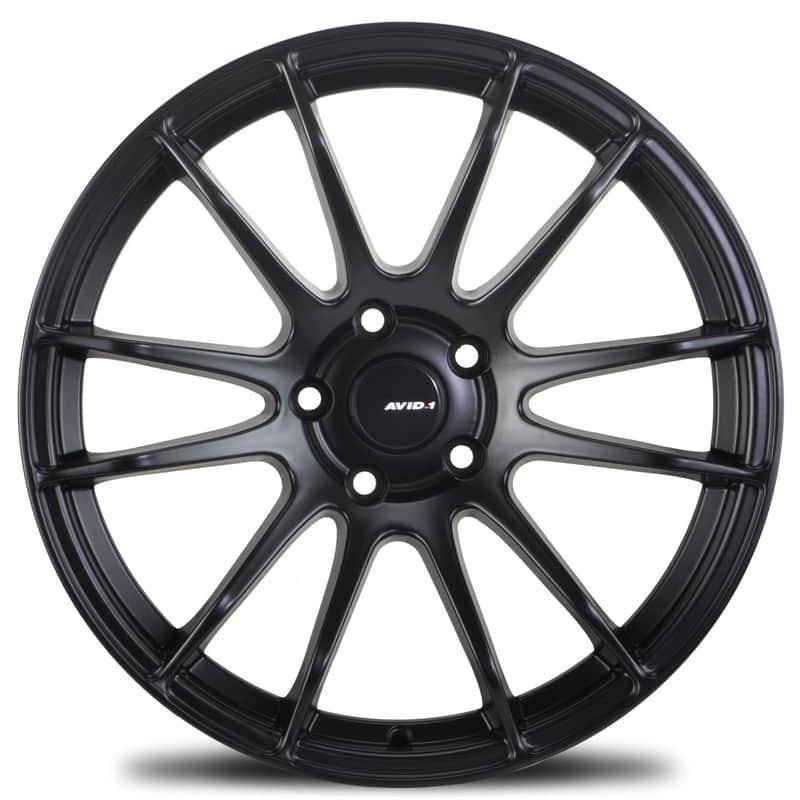 AVID1 AV-20 18x9.5 5x100 38 73.1 Matte Black (Set of 4 Wheels) - alphasone