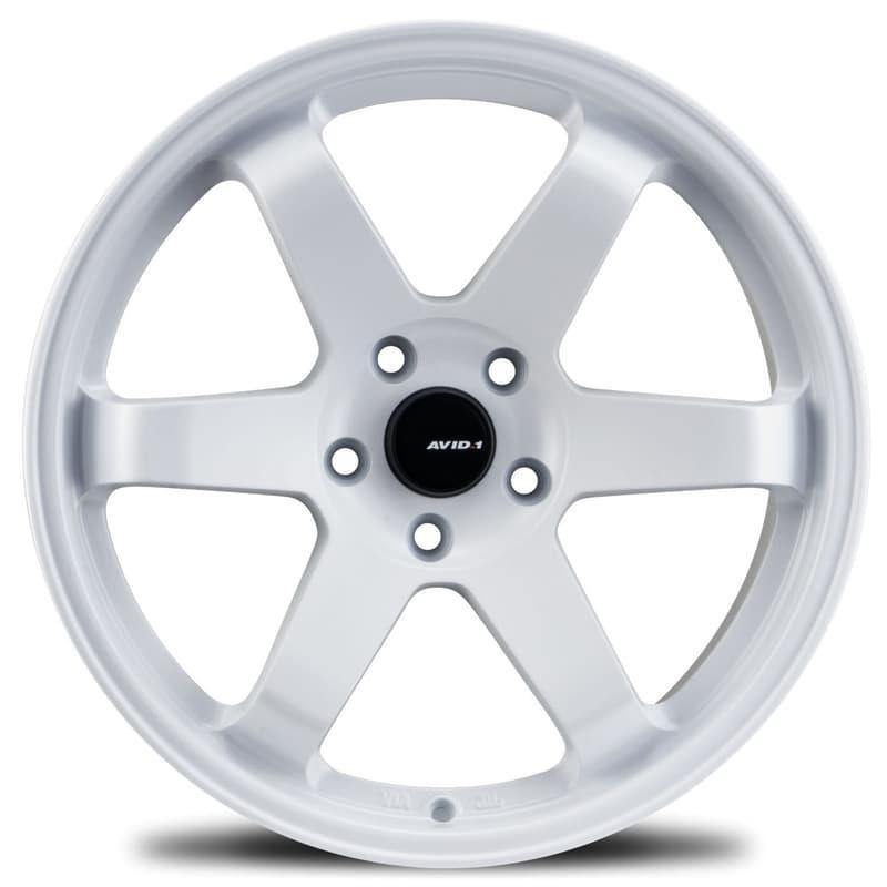 AVID1 AV-20 18x9.5 5x114.3 22 73.1 Pearl White (Set of 4 Wheels) - alphasone