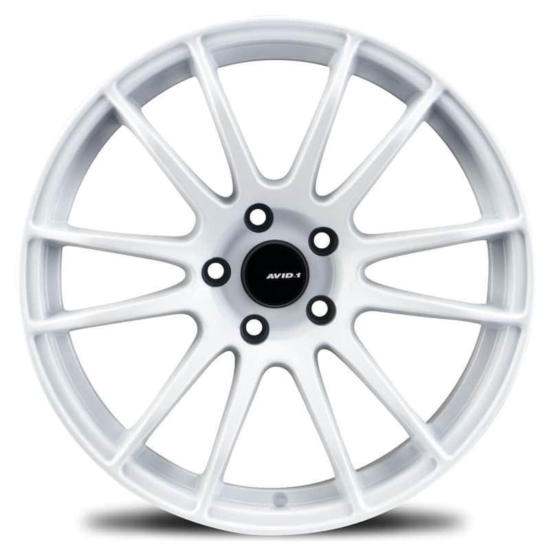 AVID1 AV-20 18x9.5 5x114.3 MATTE WHITE (Set of 4 Wheels) - alphasone