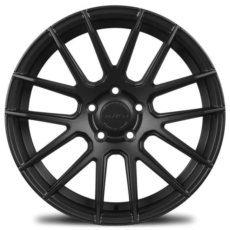 AVID1 SL-01 18x9.5 5x100 38 73.1 MATTE BLACK (Set of 4 Wheels) - alphasone