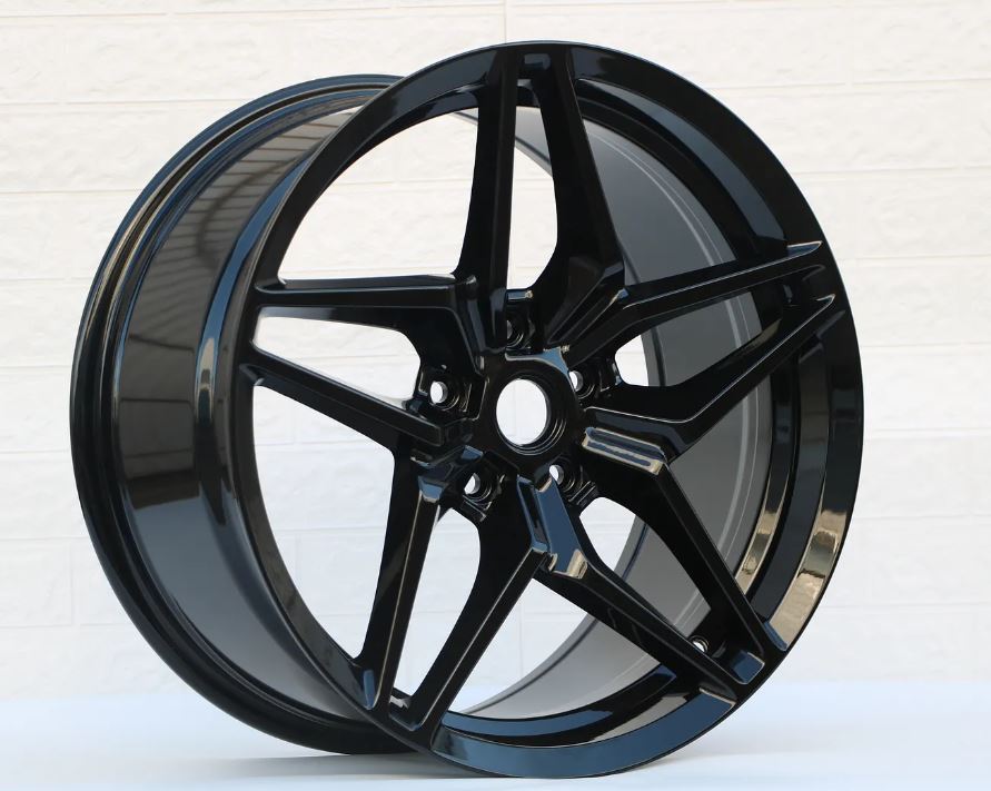 Copy of 2 wheels / W599 D1584 Gloss Black 19x9.5 ET50 5x120.7 CB70.3 - alphasone