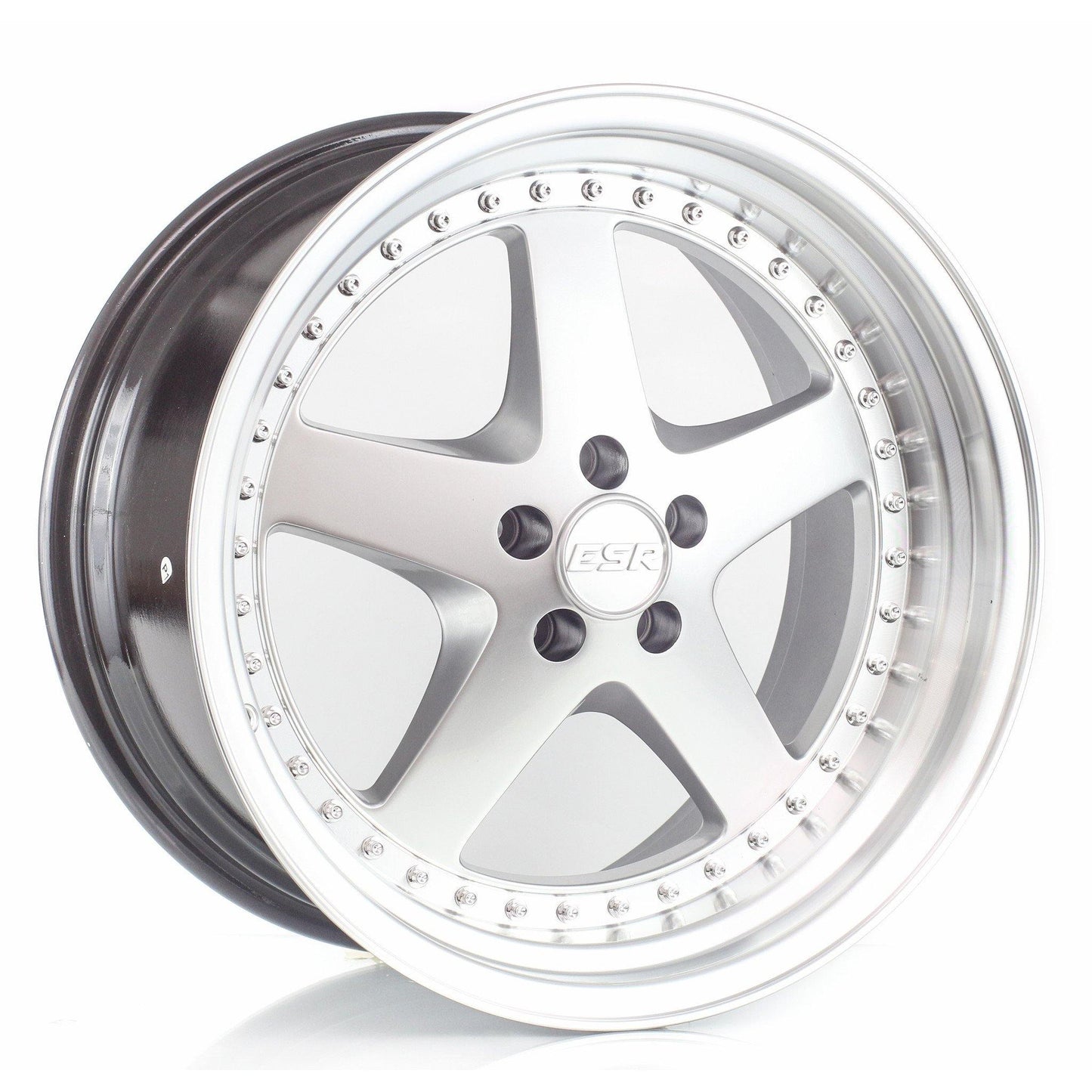 ESR SR04 18X9.5 5X114.3 35 73.1 HYPER SILVER MACHINE - alphasone