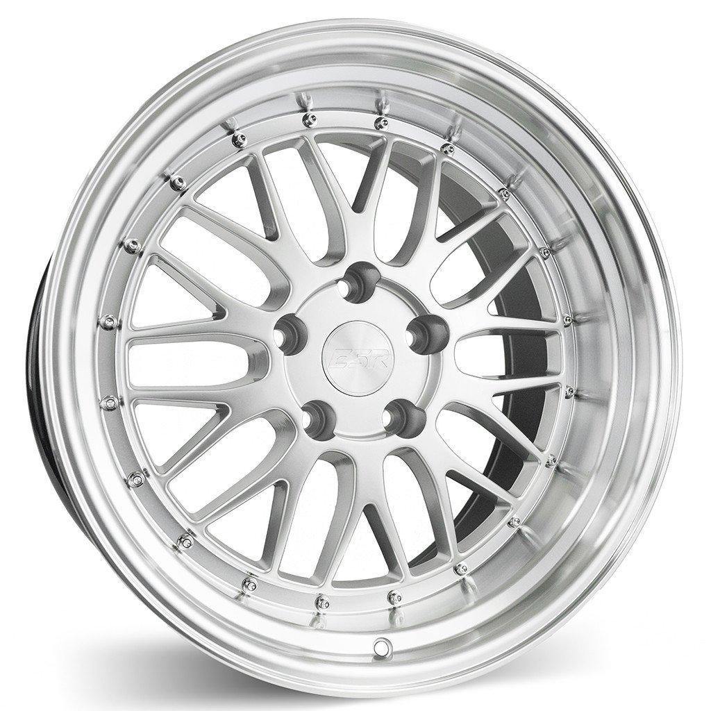 ESR SR05 18X9.5 5X100 35 73.1 HYPER SILVER MACHINE (Set of 4) - alphasone