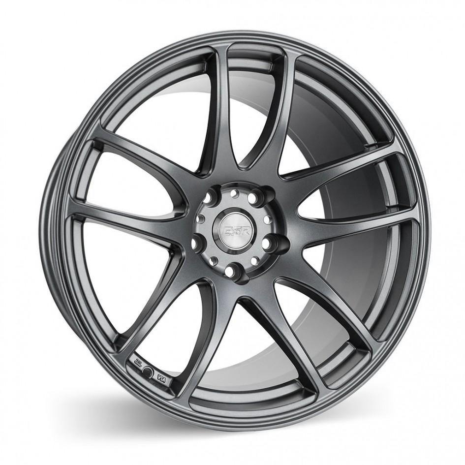 ESR SR08 18X8.5 5X120 30 72.6 SATIN TITANIUM - alphasone