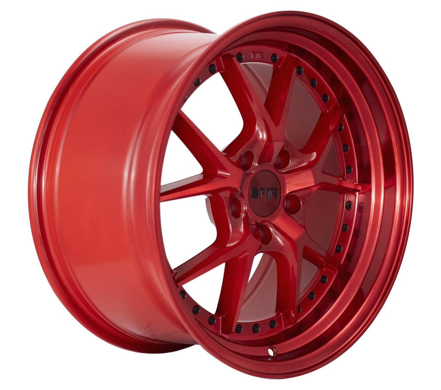 F1R F105 17x8.5 5x114 38 Candy Red (Set of 4 Wheels) - alphasone