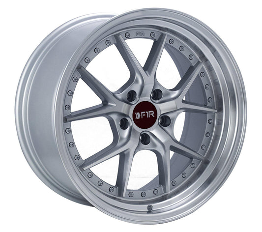 F1R F105 18x9.5 5x114 38 Machine Silver (Set of 4 Wheels) - alphasone