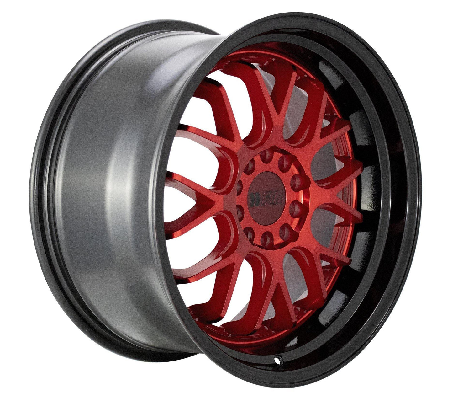 F1R F21 18x9.5 5x100/114.3 35 Candy Red/Black Lip v2 (Set of 4 Wheels) - alphasone