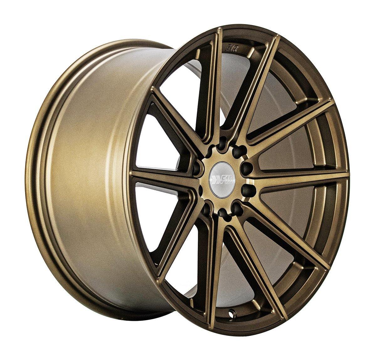 F1R F27 18x8.5 5x112/114.3 45 Bronze (Set of 4 Wheels) - alphasone