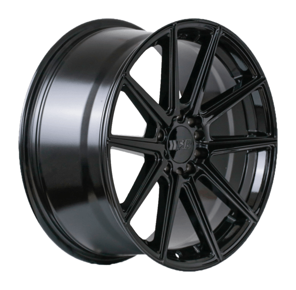 F1R F27 18x9.5 5x100/114.3 38 Gloss Black (Set of 4 Wheels) - alphasone