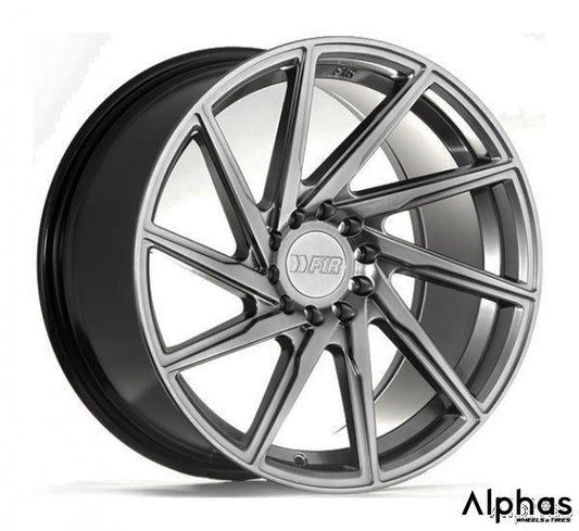 F1R F29 18x8.5 5x114.3/120 38 Hyper Black (Set of 4) - alphasone
