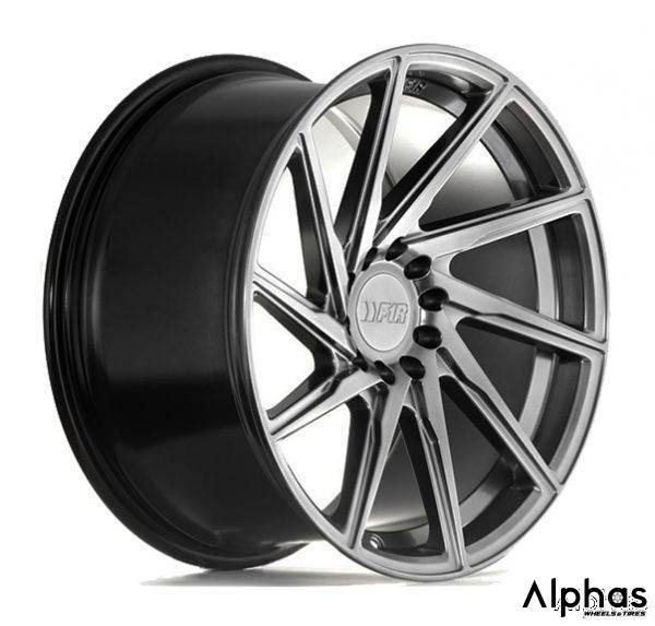 F1R F29 18x9.5 5x100/114.3 38 Hyper Black (Set of 4) - alphasone