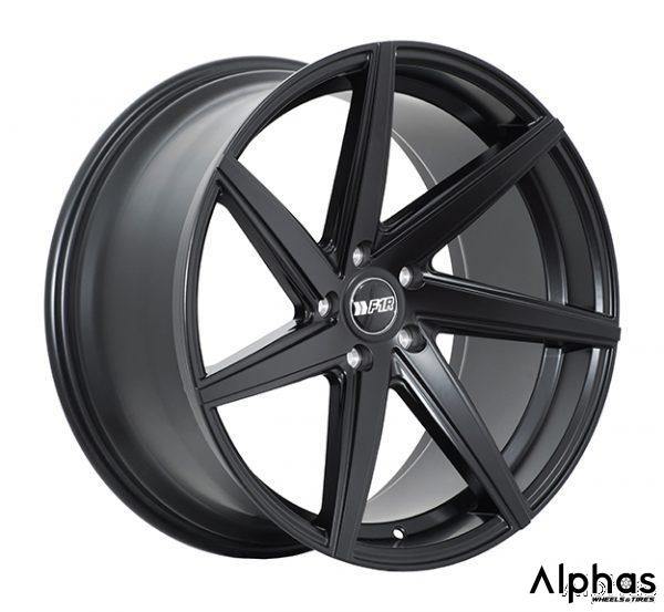 F1R F35 20x10 5x114.3 38 Satin Black (Set of 4) - alphasone